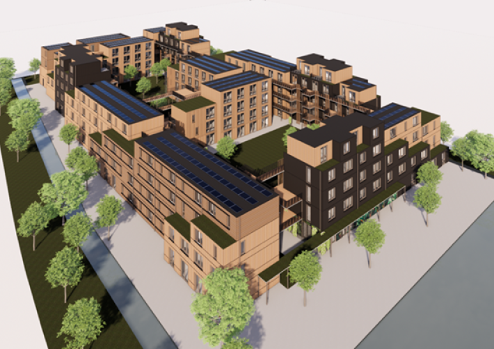 Stadionstraat tijdelijke woningen