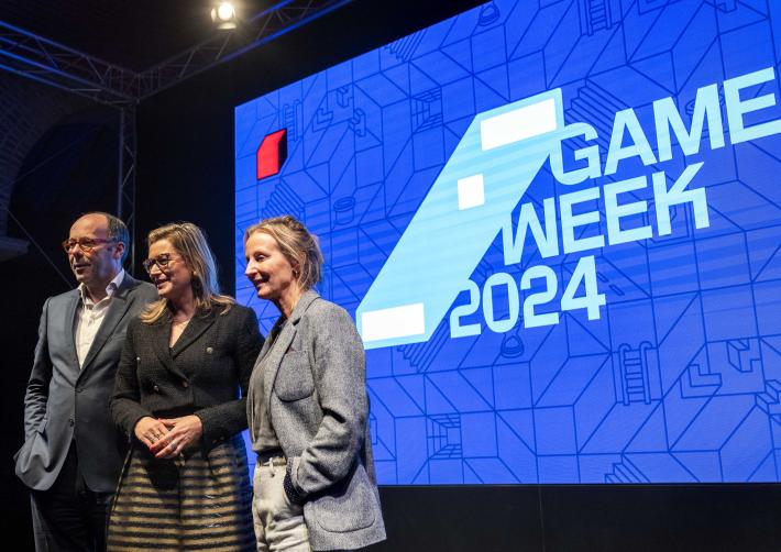 Opening B'GAME incubator tijdens de Game Week 2024