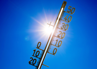 Stockfoto temperatuur