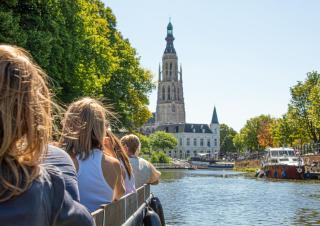 Rondvaart over de Singel vanaf boot