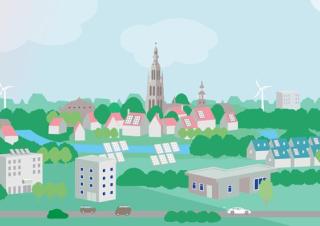 Breda doet mee getekend overzichtsbeeld stad