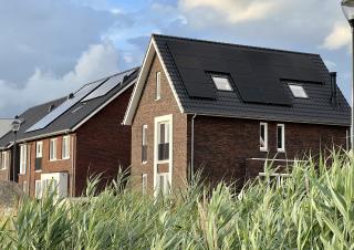 Huis met zonnepanelen