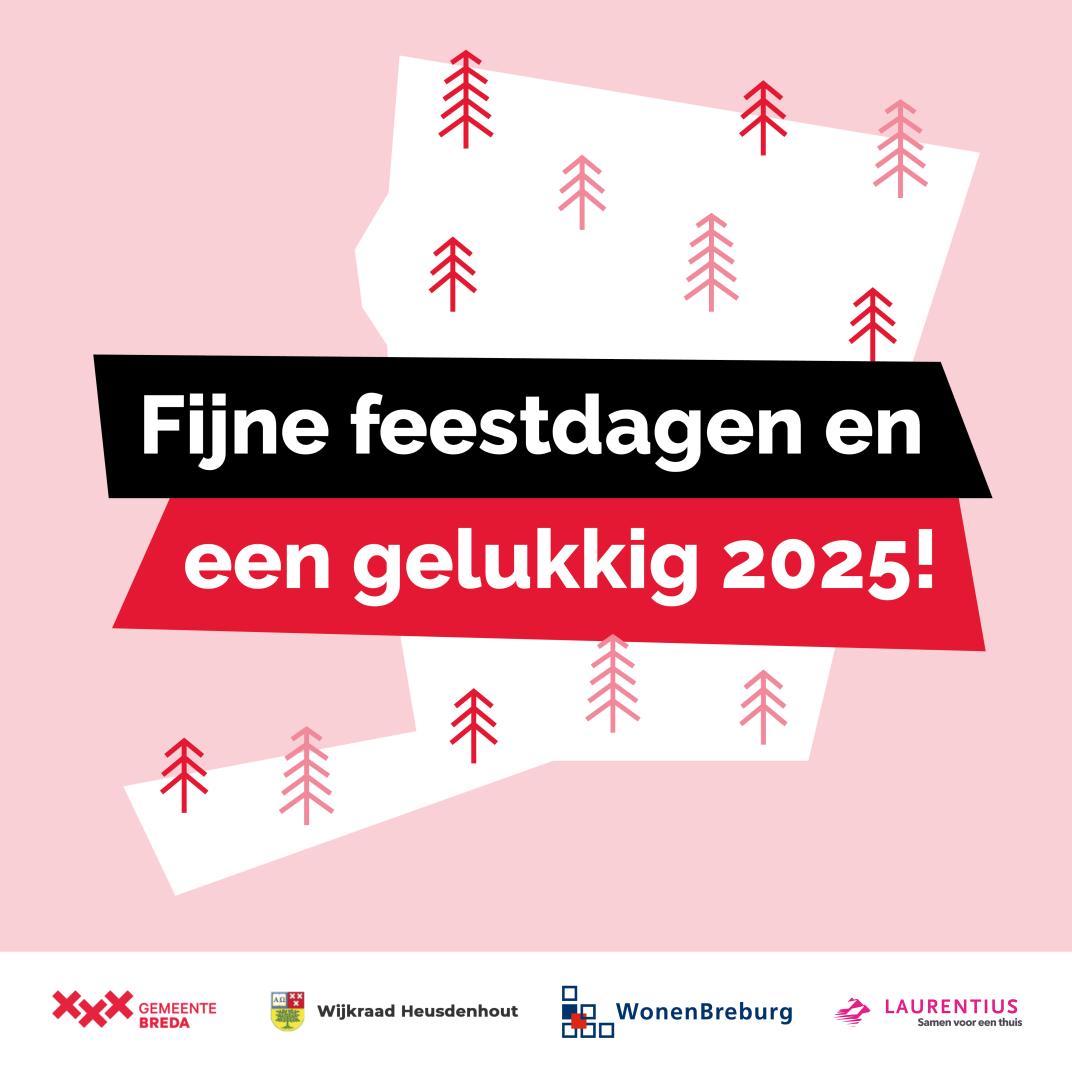Fijnen feestdagen en gelukkig 2025