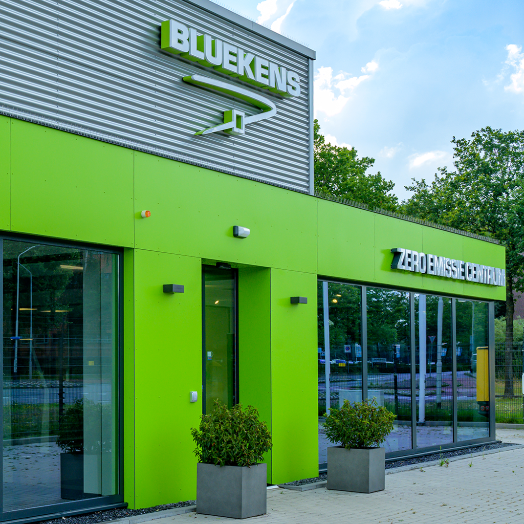 bluekens kantoor groene buitengevel